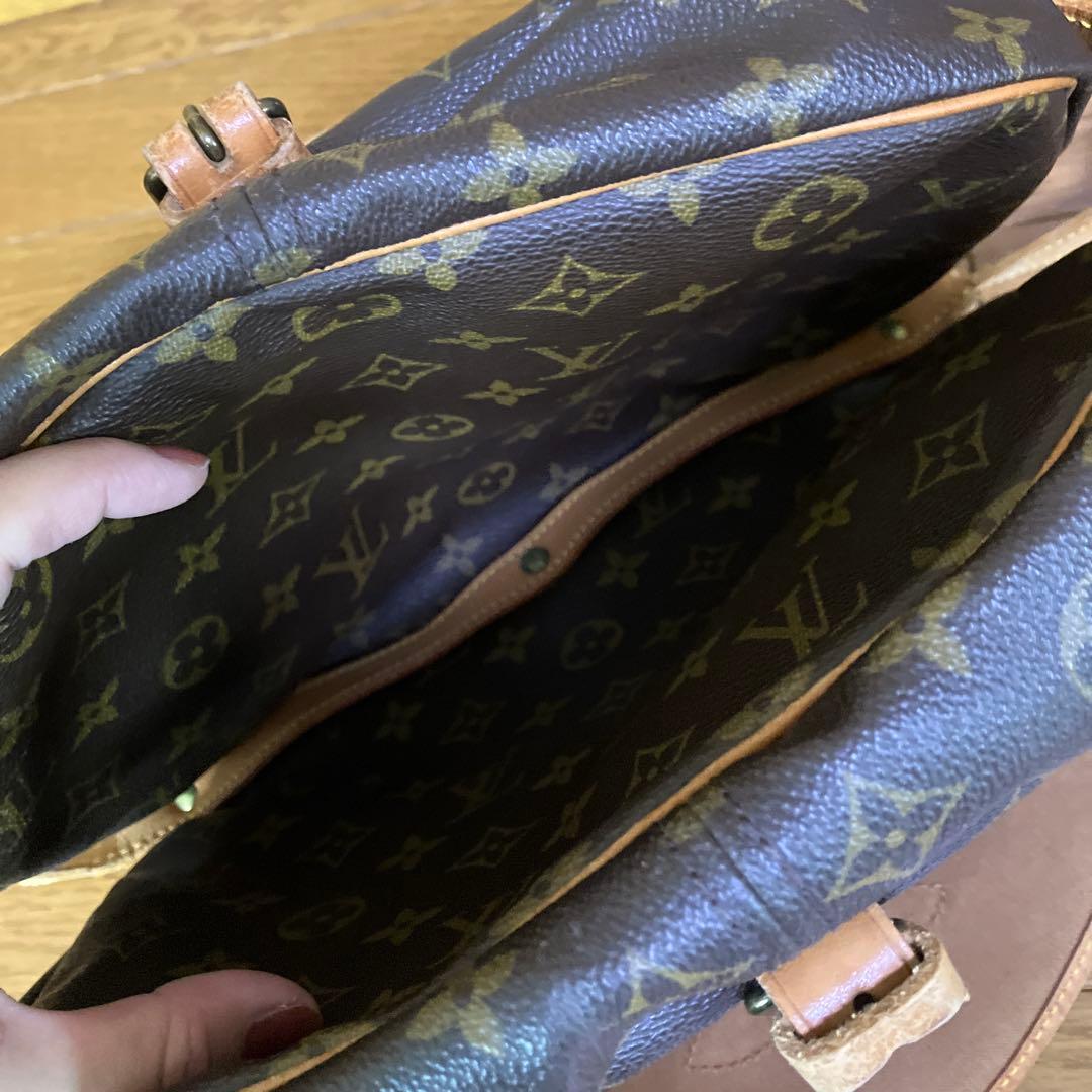 出品6日まで　Louis Vuitton ショルダーバッグ ダークブラウン