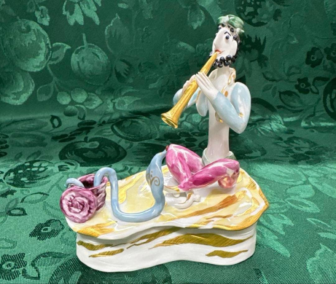 ☆マイセン☆アトリエ作品☆手びねり人形☆干支【巳年】☆新品未