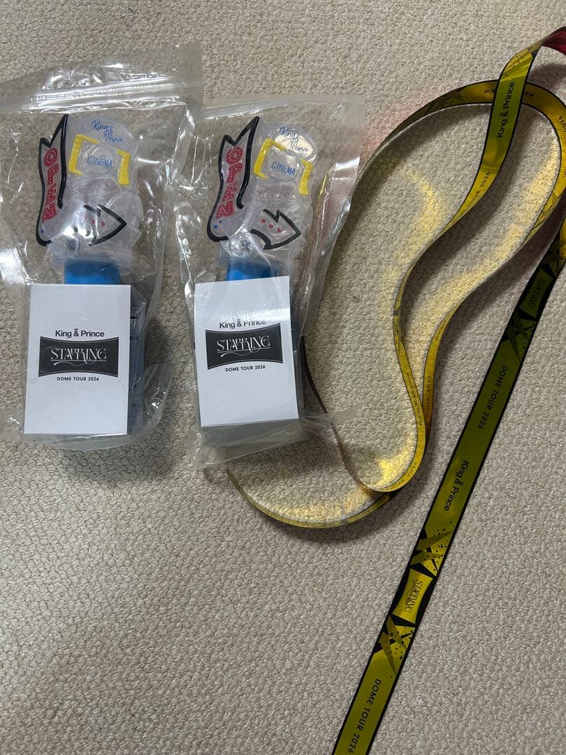 King & Prince ペンライト　2本セット　テープ付き 楽天市場】king&prince ペンライトの通販