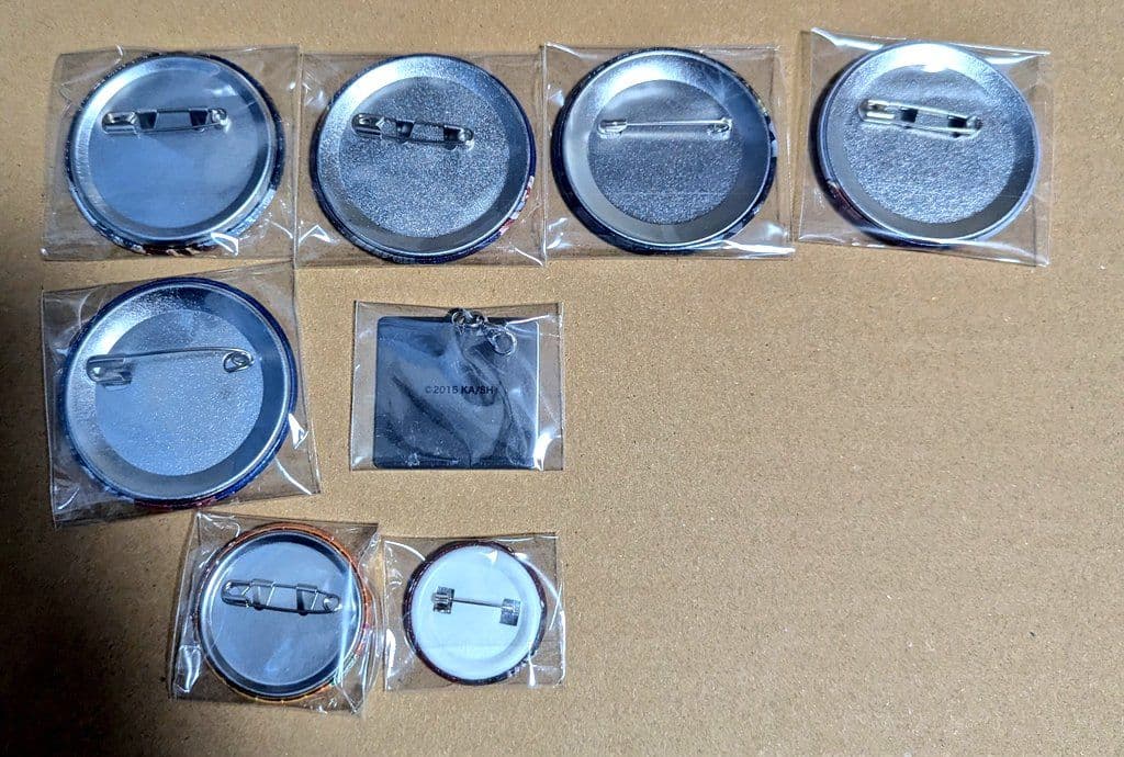 文豪ストレイドッグス　文スト　太宰治　中島敦　缶バッジ　ステッカー　チャーム