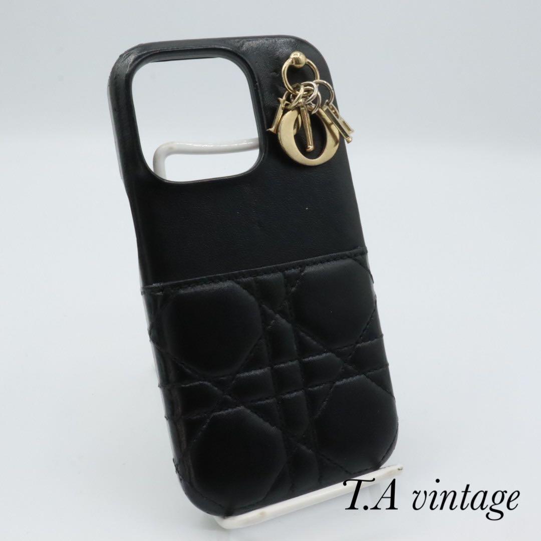 極美品】クリスチャンディオール iPhoneケース 14pro カナージュ