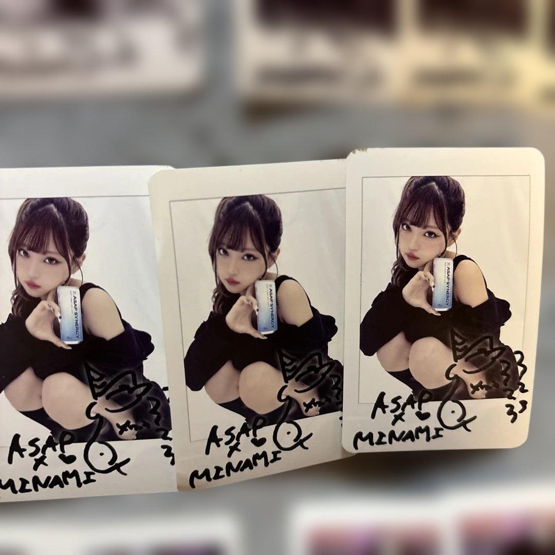 未使用品 MINAMIちゃん チェキ風ステッカー 5枚セット - メルカリ