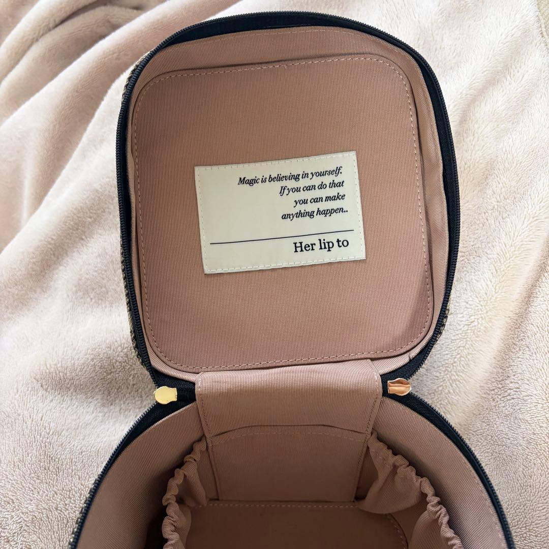 Herlipto Jacquard Vanity Bag ゴールド - メルカリ