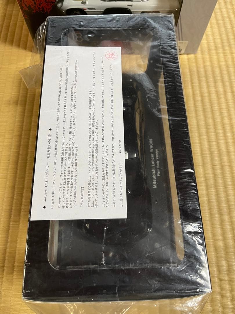 22まぜ ２台 AUTOart 三菱 ランサー WRC05 1/18