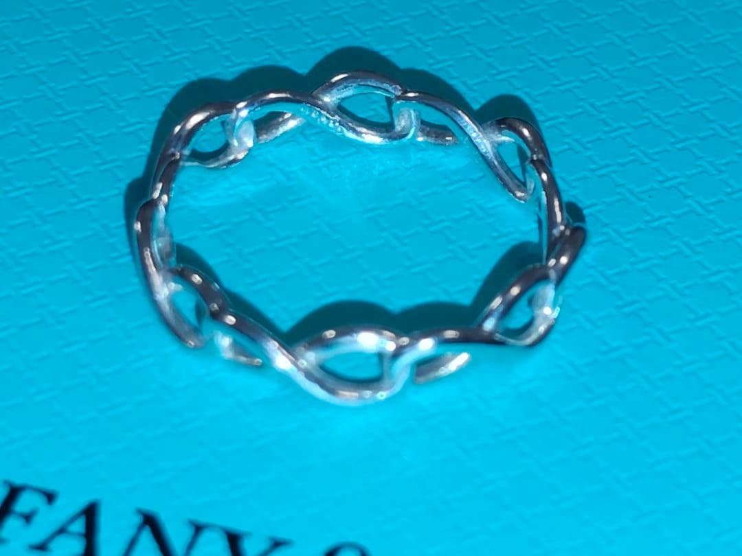 【人気】ティファニー　インフィニティ　バンドリング　シルバー925