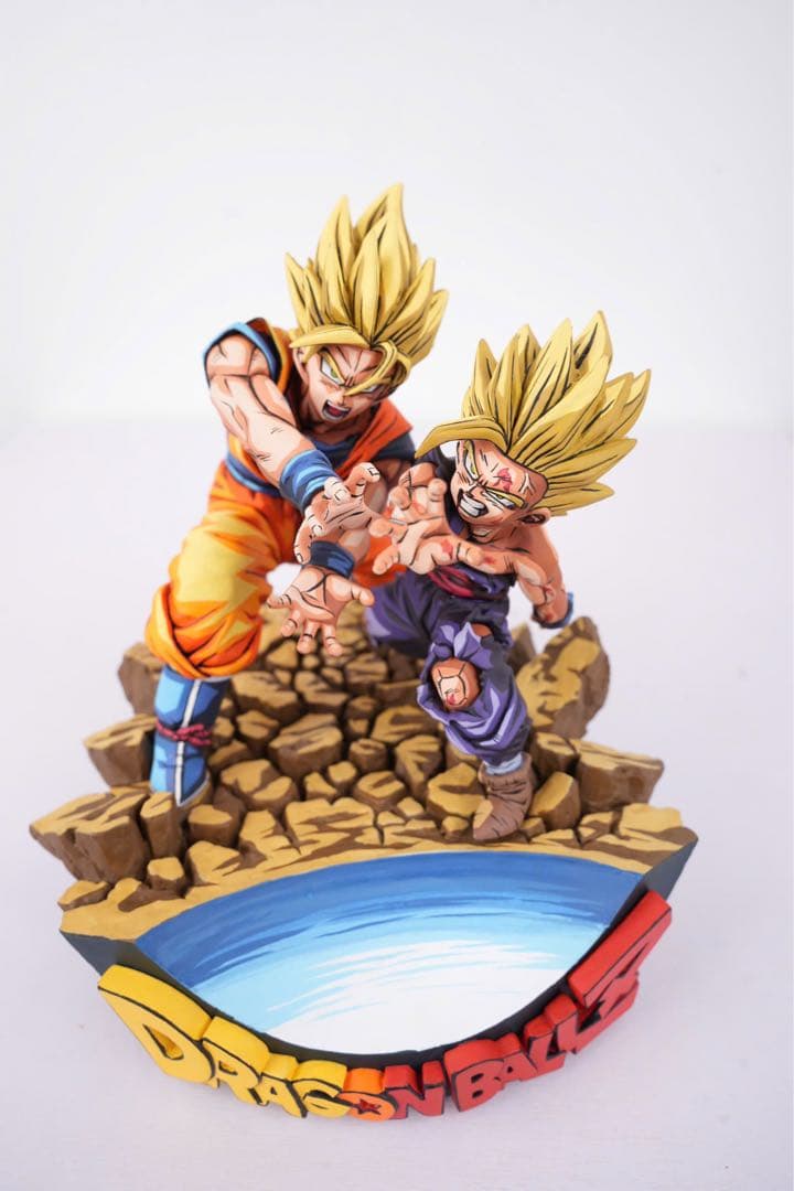 二次元リペイント ドラゴンボール フィギュア 親子かめはめ波 プルーヴィー