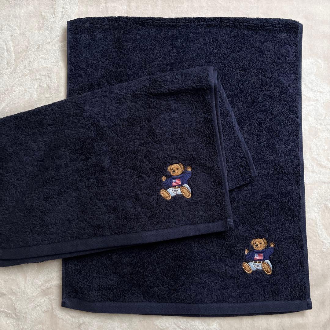 【新品】RalphLaurenラルフローレンポロベアタオル4枚セット《送料無料》