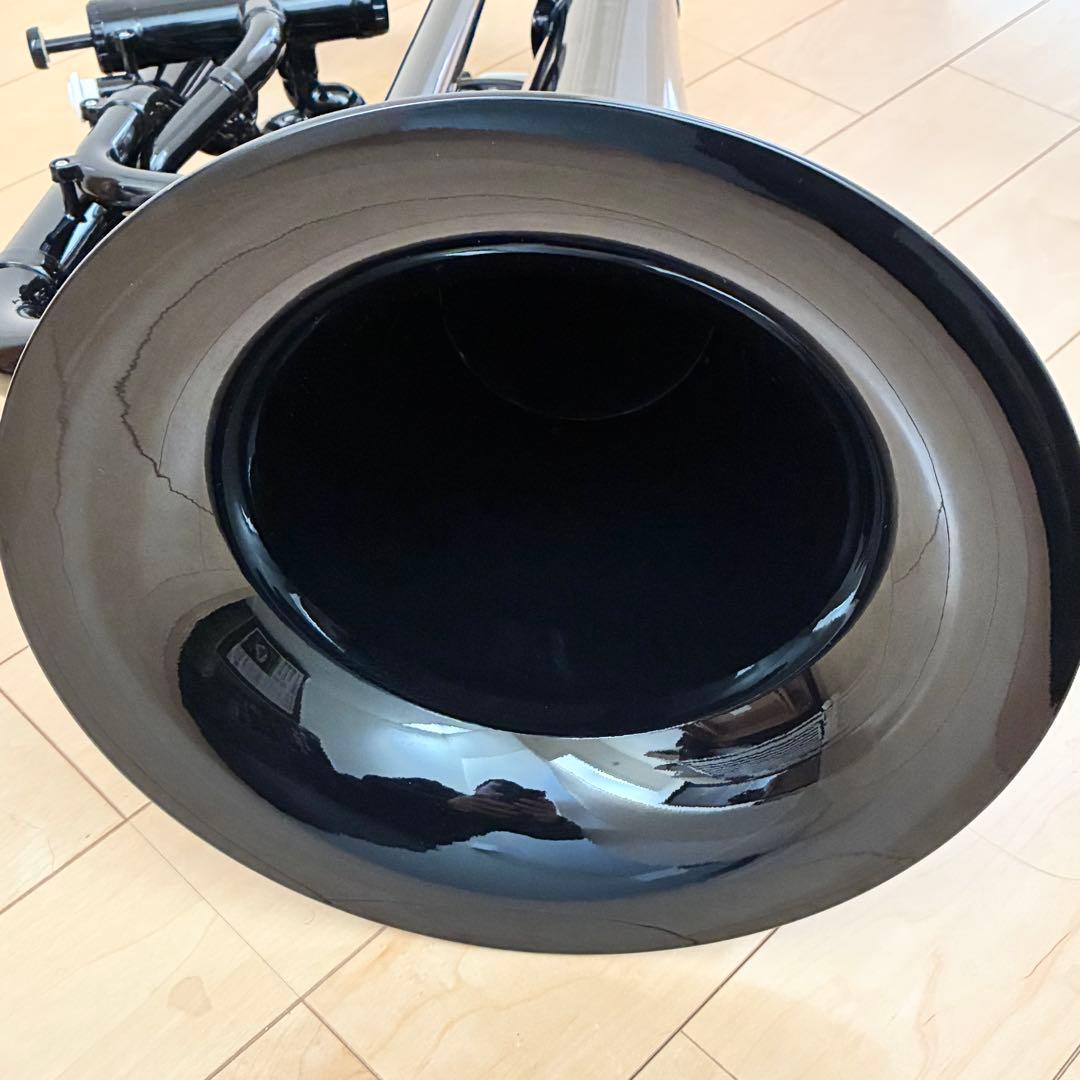 ZO EU-05 プラスチックユーフォニアム マウスピース,ソフトケース付 黒