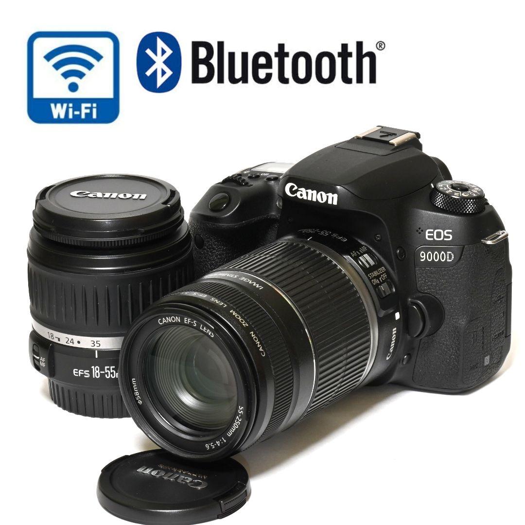 Canon EOS 9000Dダブルレンズセット☆Wi-Fi＆Bluetooth