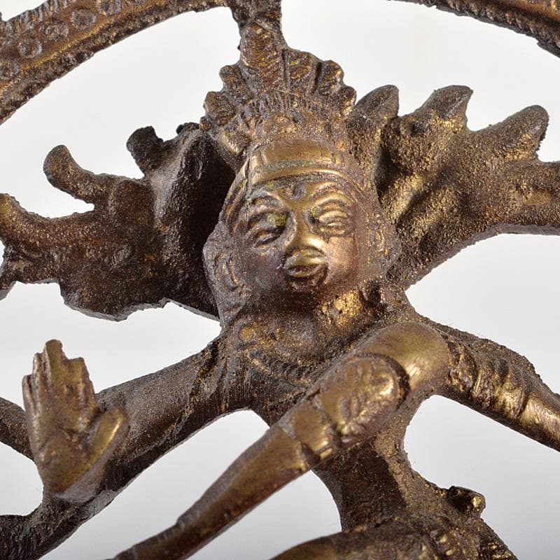 仏教美術　古銅鍍金　チベット仏　ヴィシュヌ　ナタラージャ　2点　C　6430