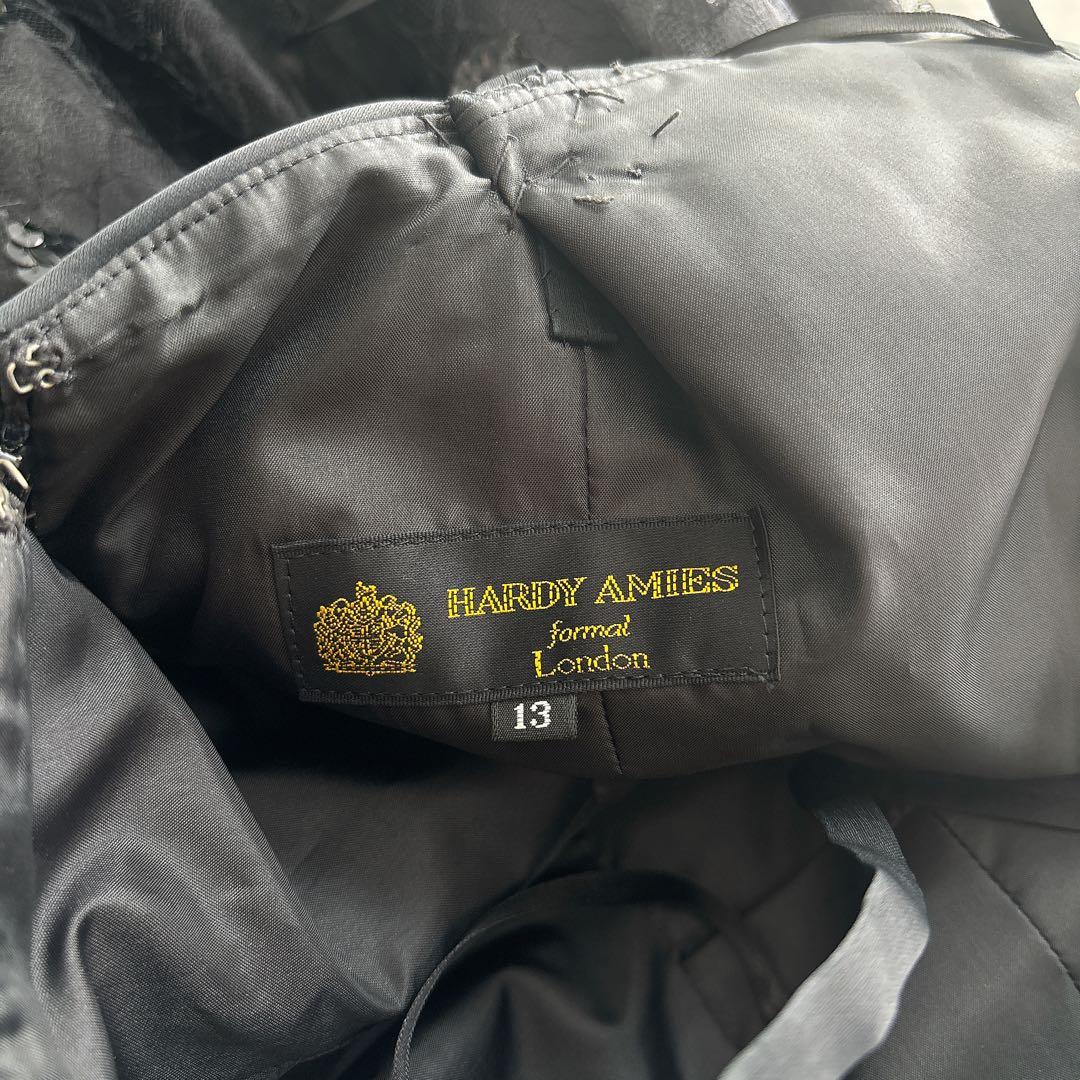 HARDY AMIES ハーディエイミス　ドレス　スパンコール　レース　13号