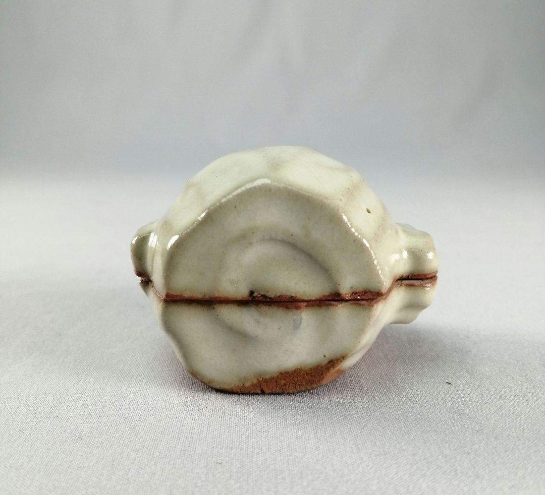 茶事具】九谷焼青磁槌香合 香合326