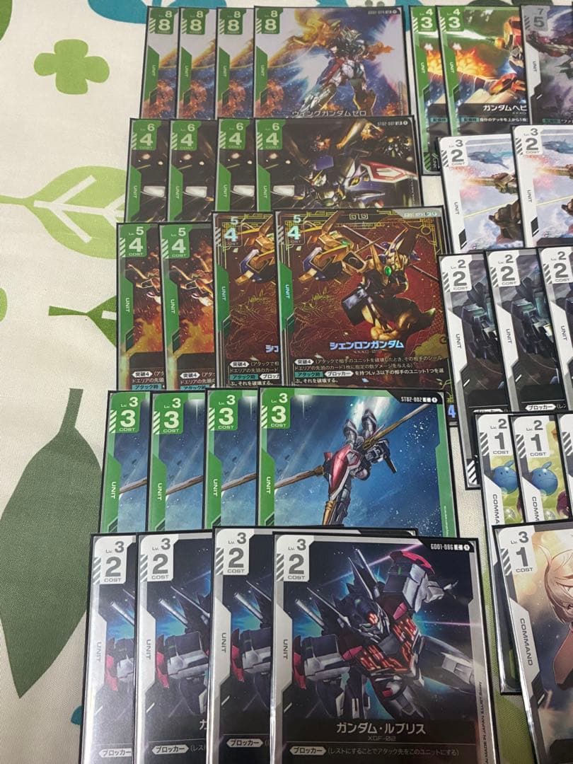 ガンダムカードゲーム 緑白ウイングデッキ ガンダムカードゲーム 緑白