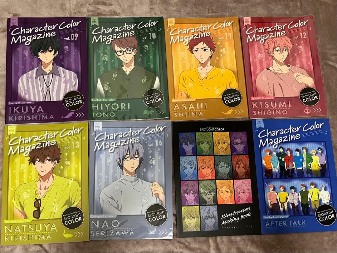 Free! キャラクターズムック、スポットライトカラー 21冊まとめ売り