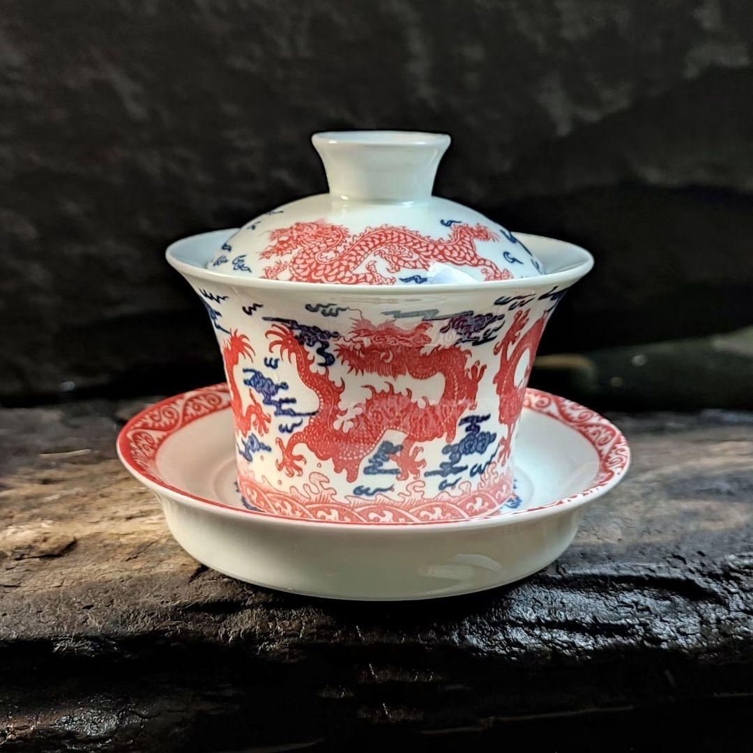 盛期鍋島 安永8年（1779年） 青磁水鉢 当時の共箱 共布 鍋島家 旧蔵