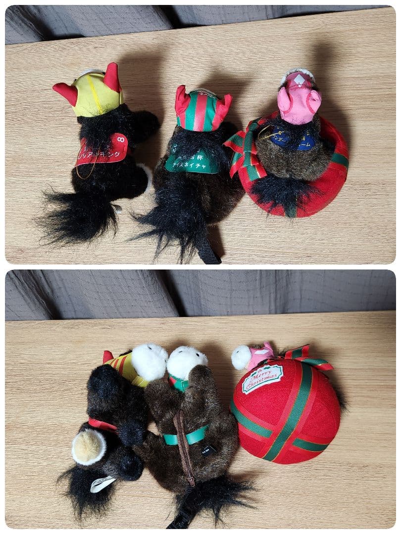 競走馬 ぬいぐるみセット 競馬 サラブレッド クリスマス