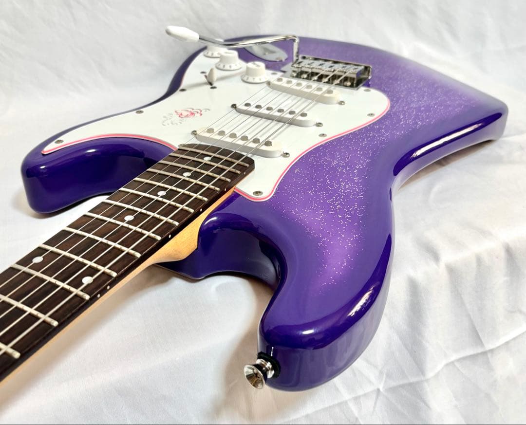 【新品弦張替済】Gypsy Rose ストラトキャスター パープル
