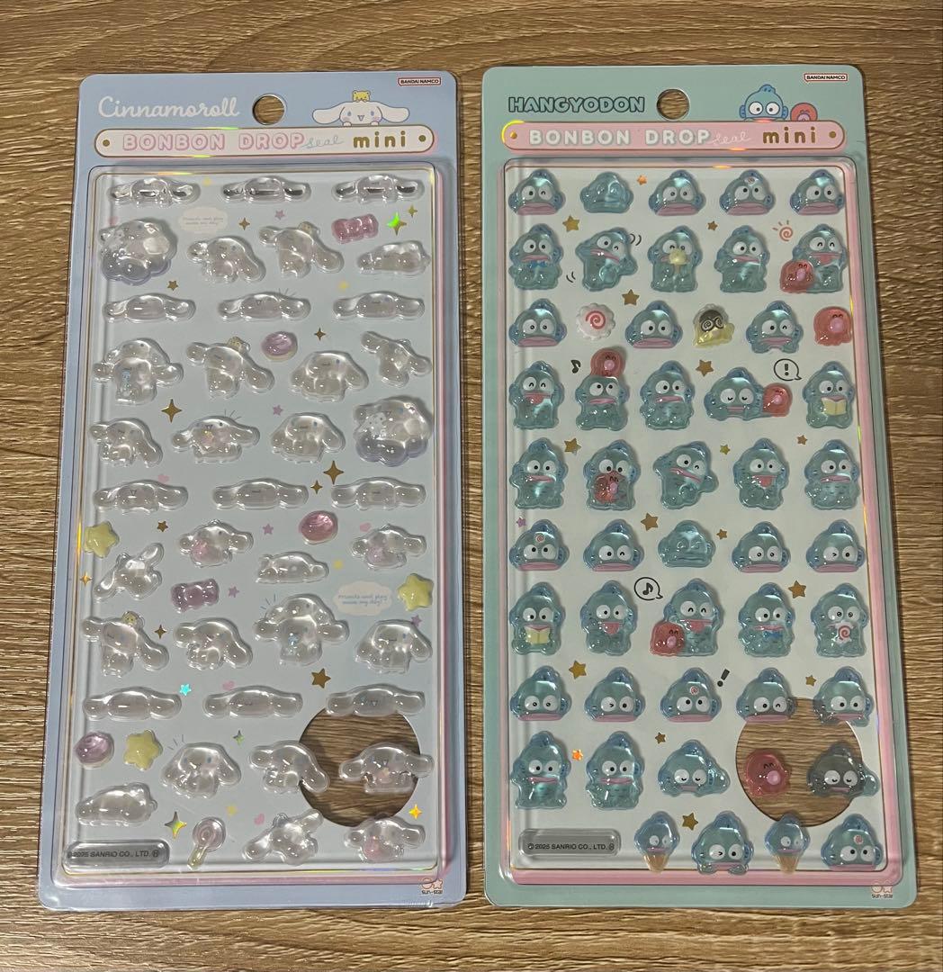【正規品】サンリオ　ボンボンドロップシールミニ　8種類セット　コンプリート