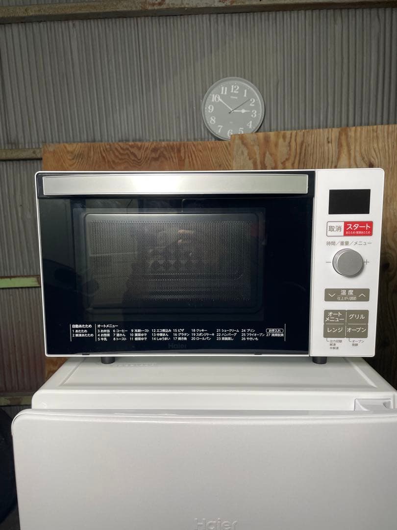 2024年製 Haier 家電3点セット 冷蔵庫 洗濯機 オーブンレンジ