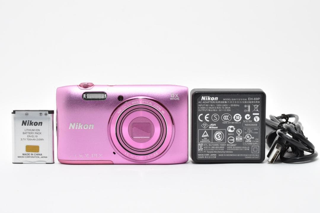 美品】Nikon COOLPIX S3600 ピンク 動作確認済 - メルカリ