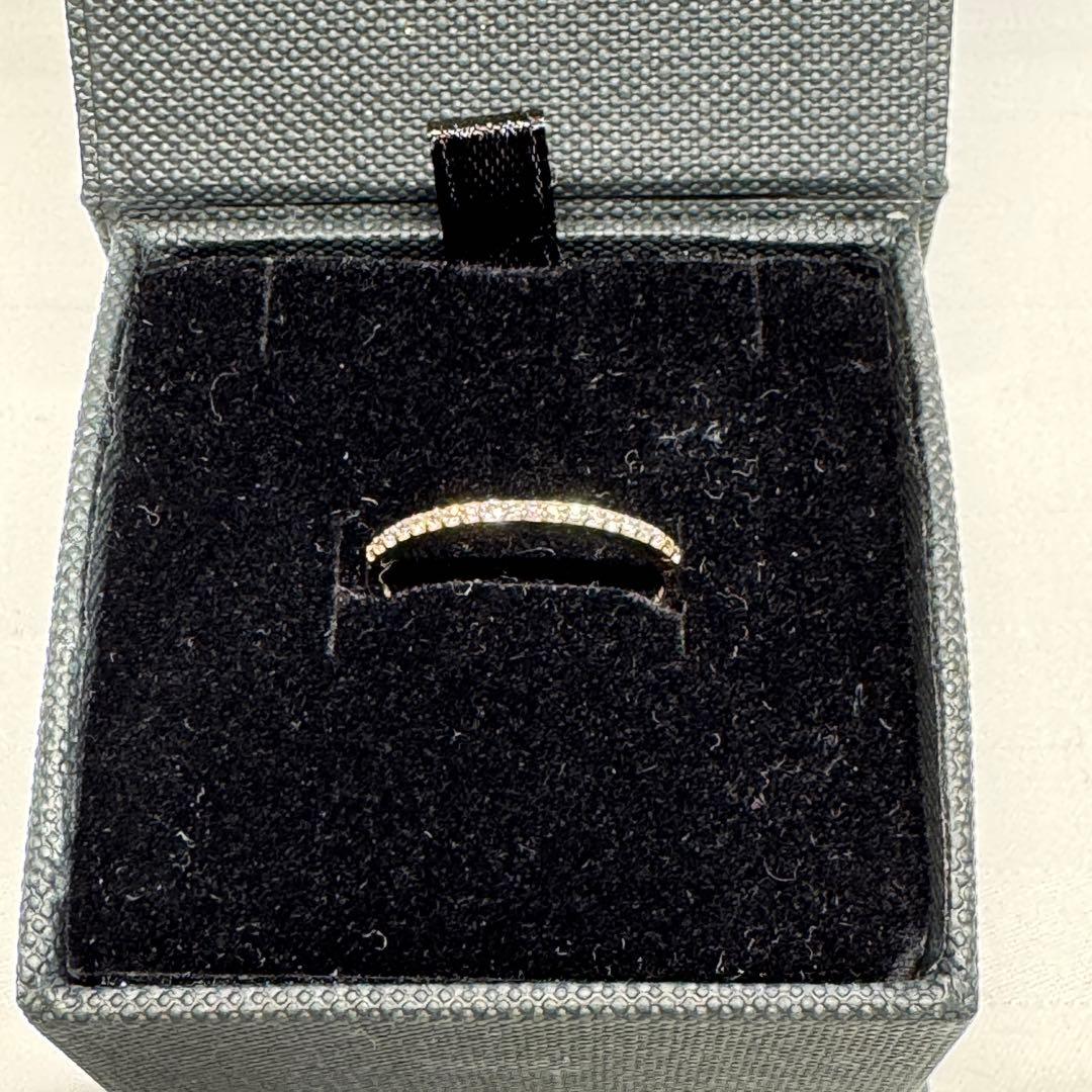 Luire エタニティリング 0.1ct K18 シャンパンゴールド 11号