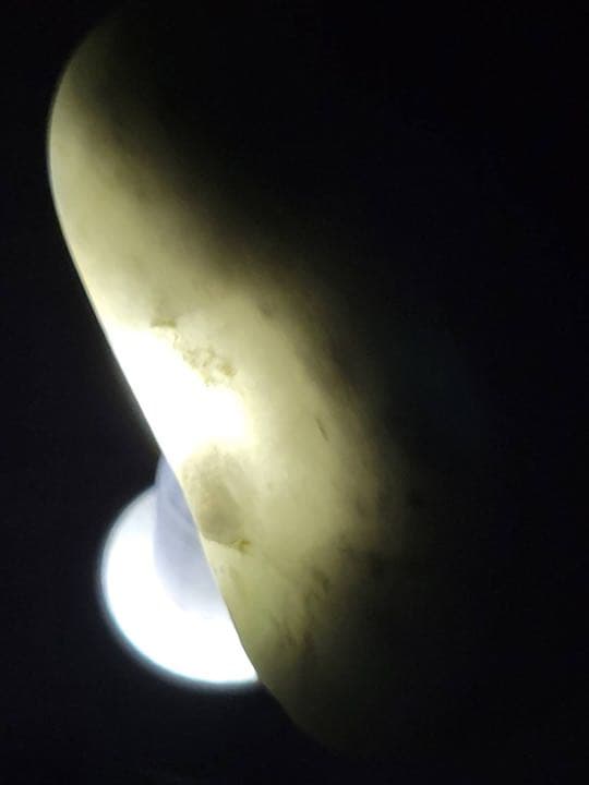 210g。親不知 歌 糸魚川 翡翠 原石 黒白翡翠 海石