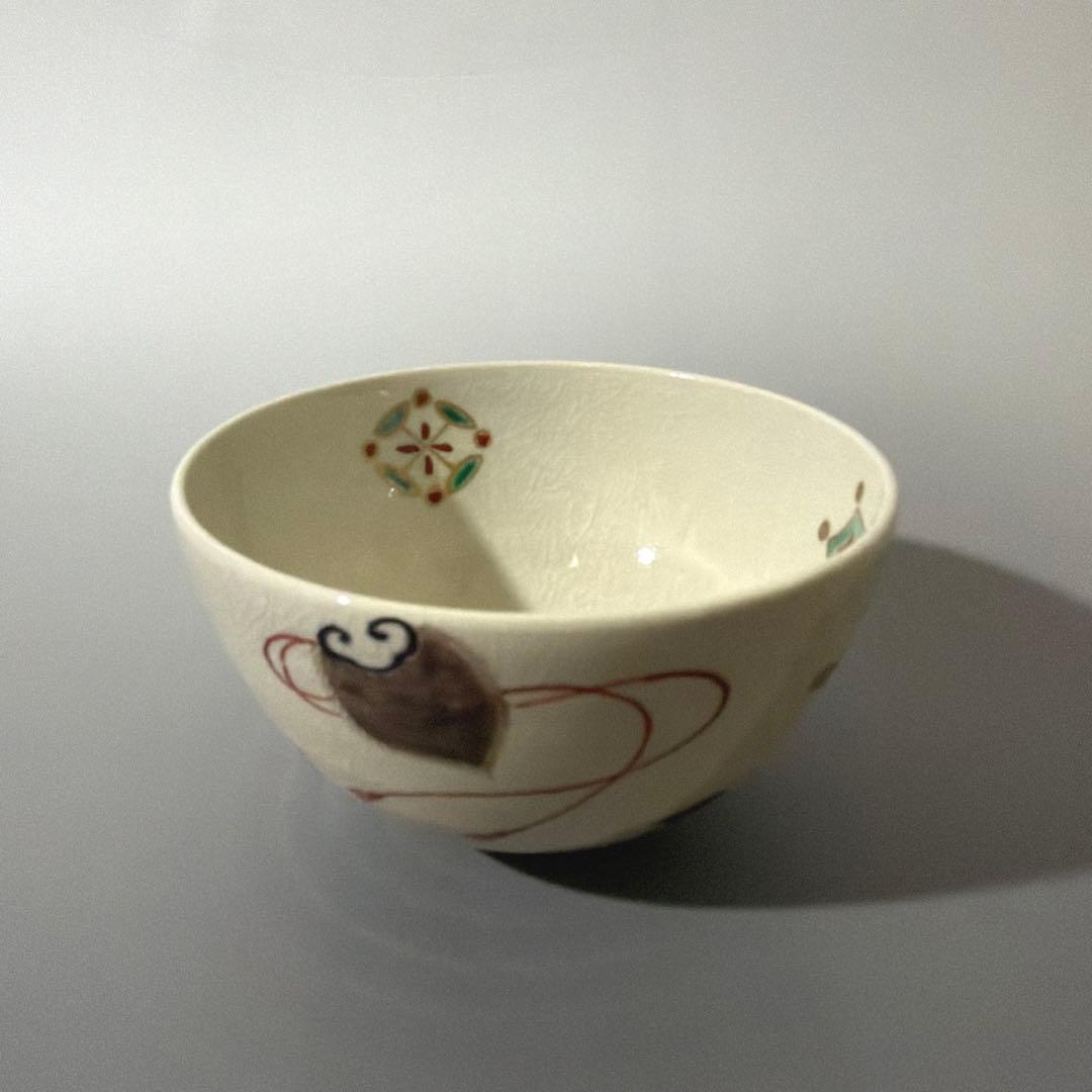 m*i様 茶道具 利休型 茶箱 吉祥紋茶碗(清閑寺) 器据