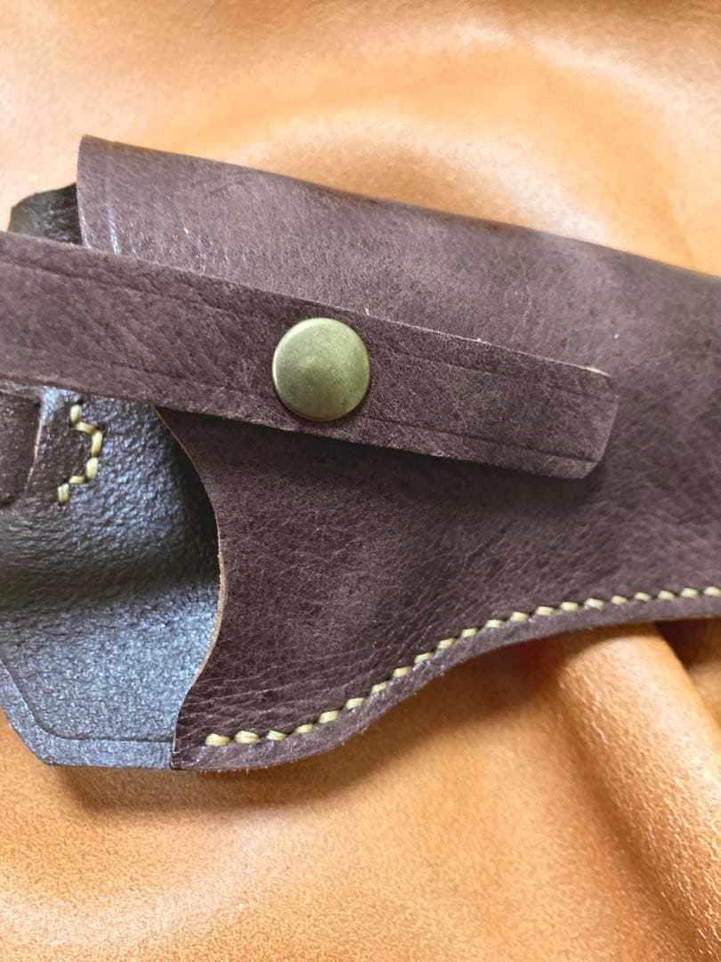 ルガーP08 8インチ用右利きレザーホルスター No.660