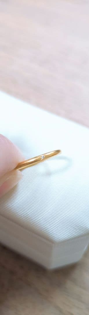 AHKAH　PEME☆NOVA RING 　K18ゴールドリング 8号