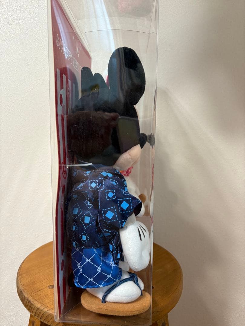 ディズニーストア　2005 ミッキー&ミニー　お正月　着物　ぬいぐるみ