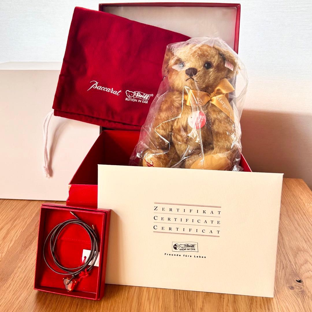 steiffシュタイフテディベアBaccaratバカラ日本限定コラボ