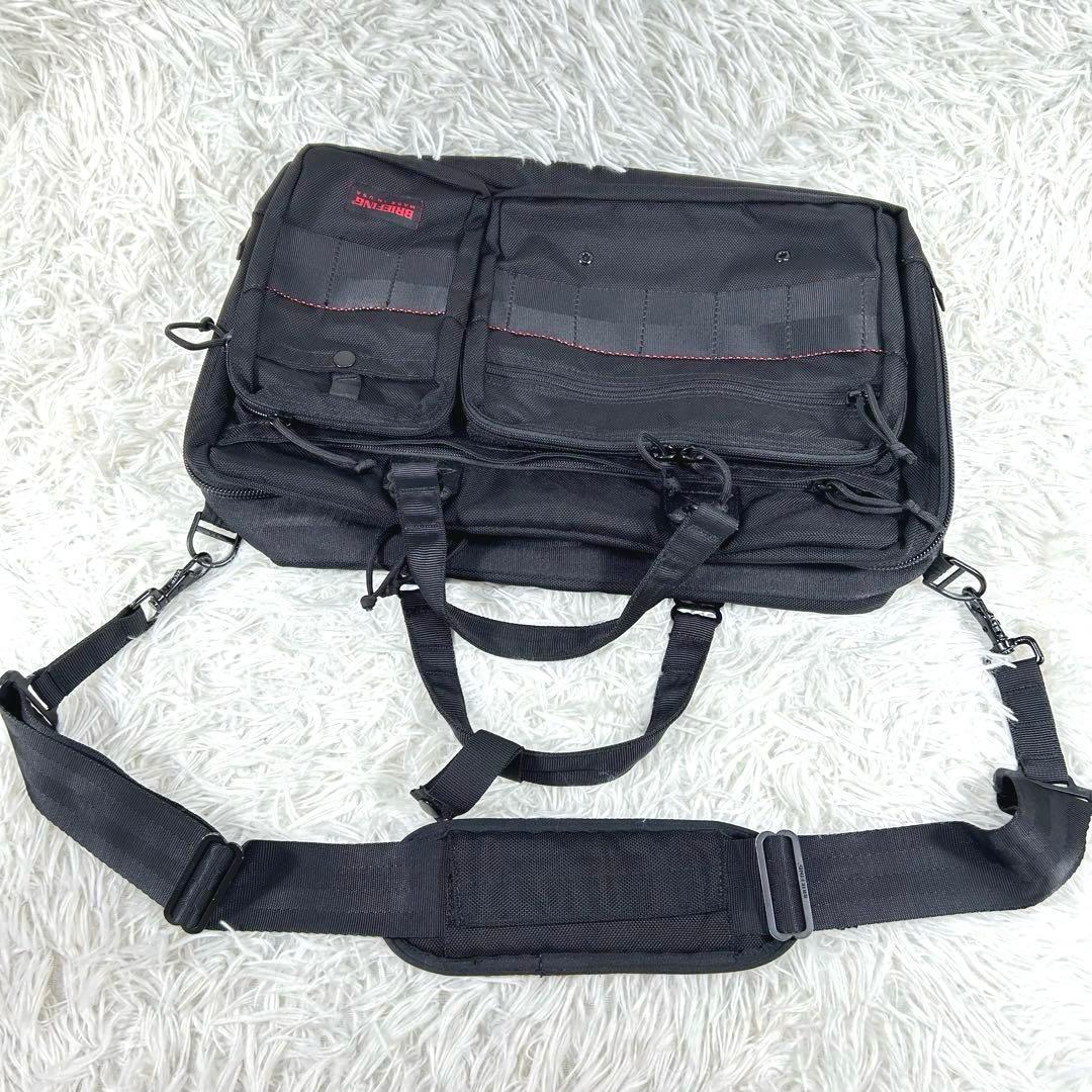 極美品✨BRIEFING モバイルライナー　2way 黒　ショルダーベルト