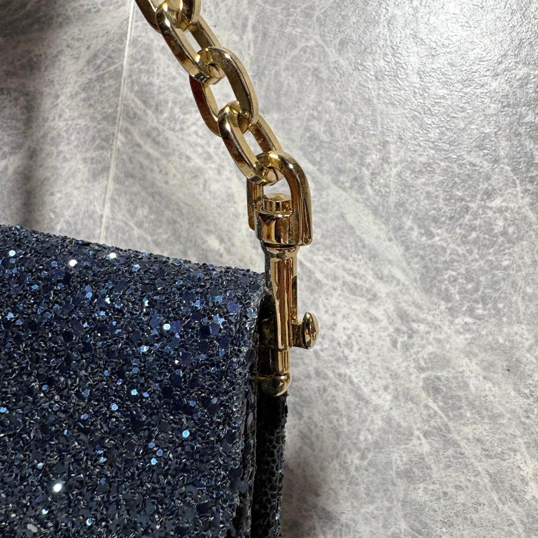 ⭐︎JIMMY CHOO⭐︎ 2way スパンコール クラッチバッグ　ワンショルダー