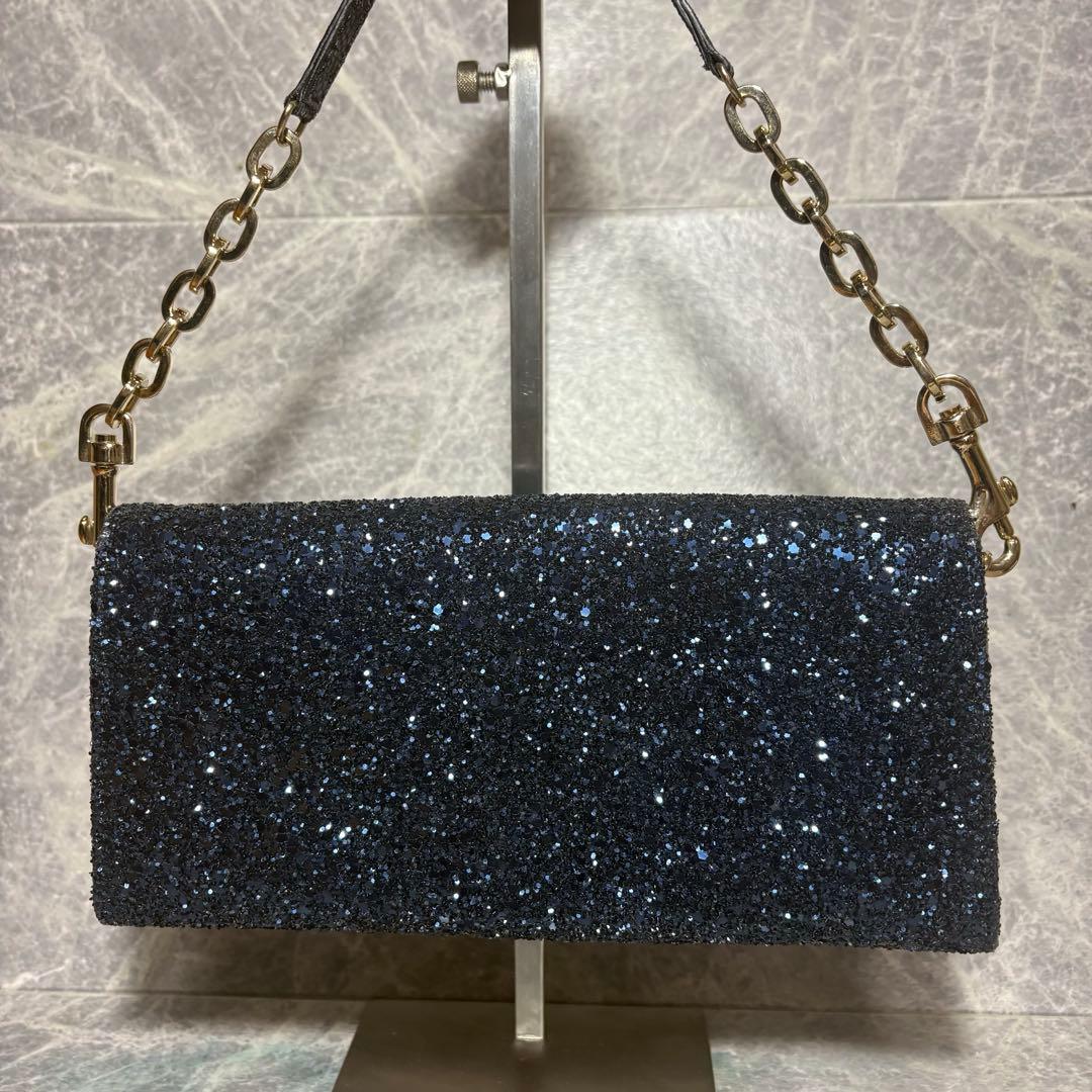 ⭐︎JIMMY CHOO⭐︎ 2way スパンコール クラッチバッグ　ワンショルダー