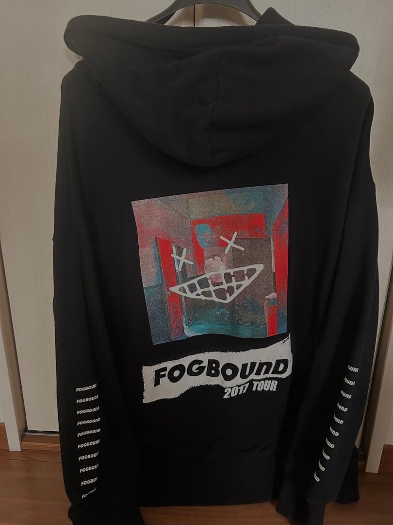 FOGBOUND 2017 TOUR Lサイズ ブラックジップフーディ