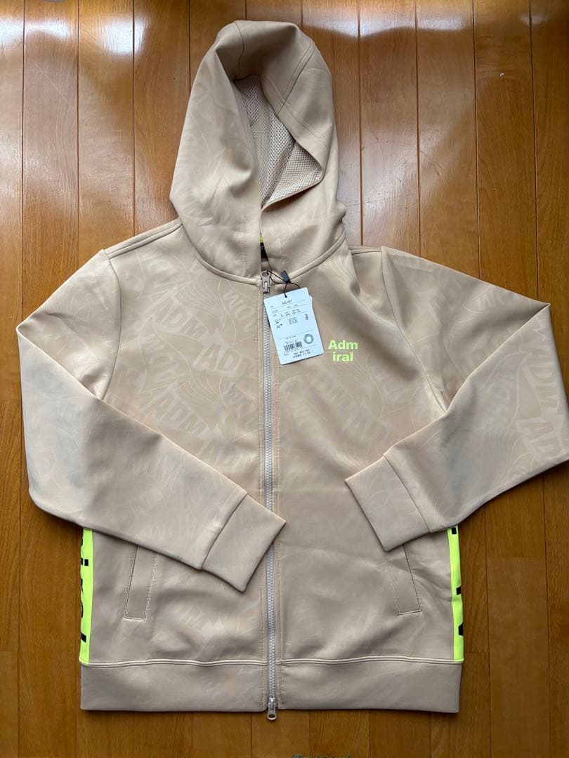 Admiral ベージュ フルジップフーディー　パーカー