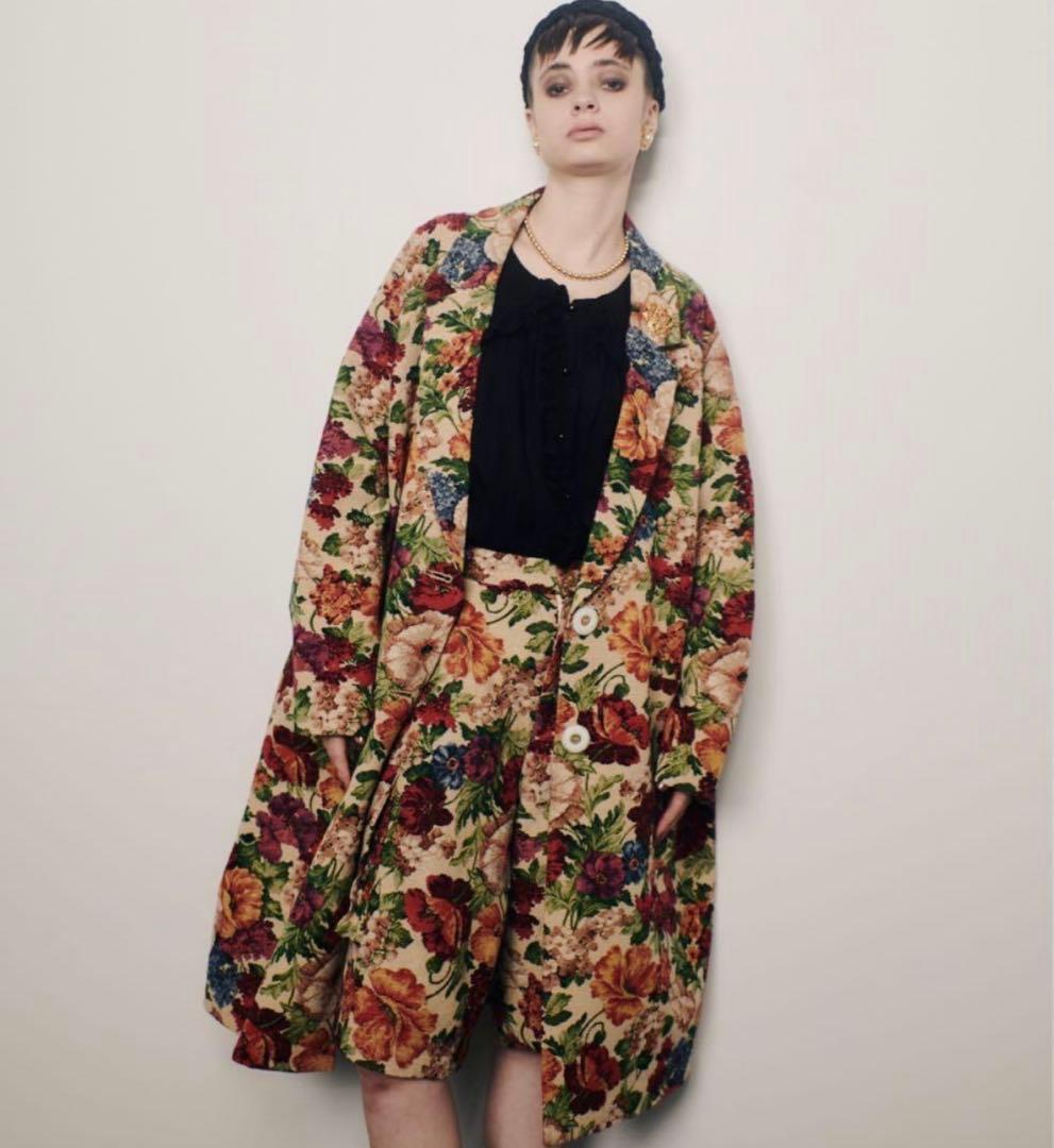 新品未使用タグ付き】manana suerte ゴブラン チェスターコート - メルカリ