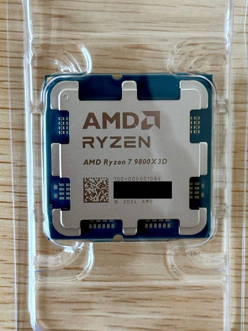 AMD Ryzen 7 9800X3D 新品バルク品 AMD Ryzen 7 9800X3D 新品バルク品