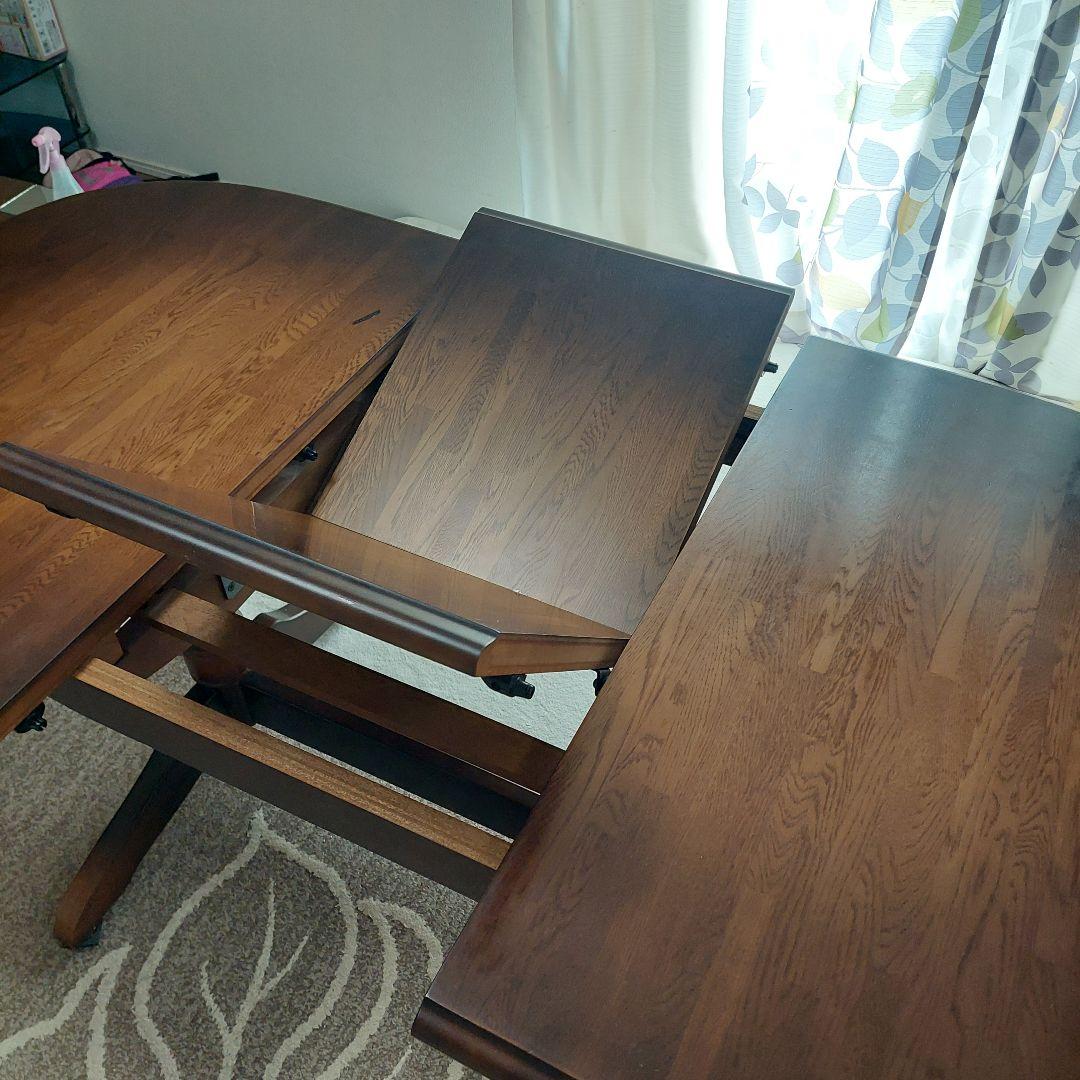 飛騨産業 キツツキ エクステンション ダイニングテーブル 拡張 伸縮テーブル