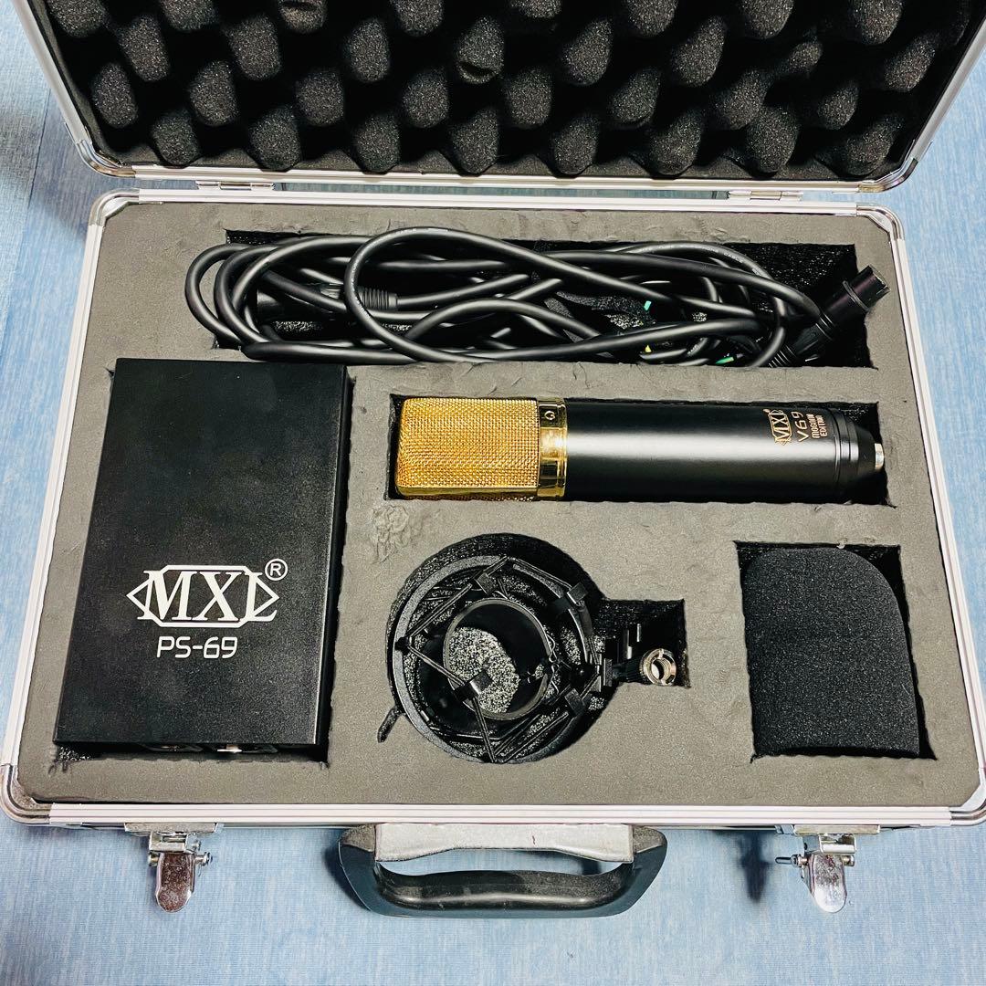 らびっと MXL V69 M-EDT 真空管マイク 完全動作品
