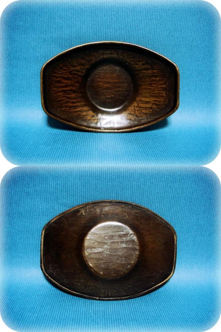 551『唐銅 茶托 5枚』 /骨董品 古美術 古玩 アンティーク