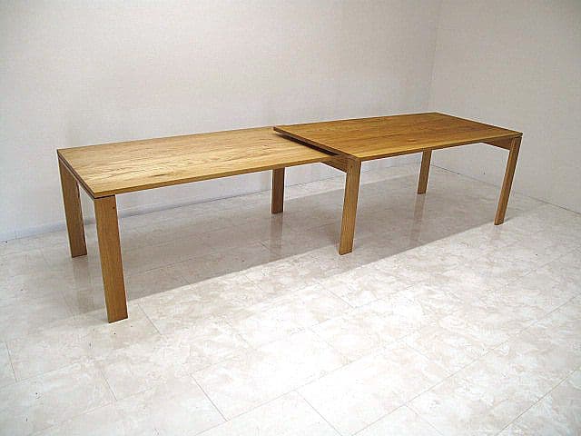 キトキ「WS21 hiraita」エクステンションダイニングテーブル 約38万