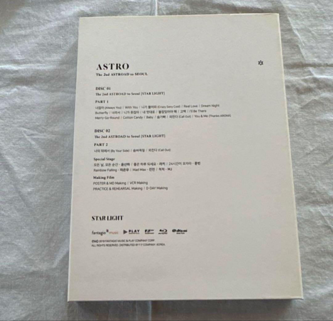 ASTRO公式グッズ The2ndASTROADtoSEOUL ライブDVD美品