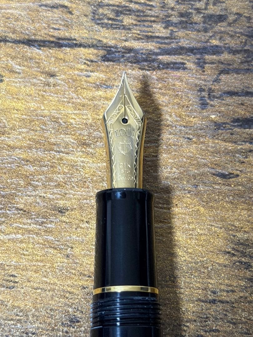 筆記確認&洗浄済　旧ニブ　21金　ゴールド　セーラー　万年筆　中細字