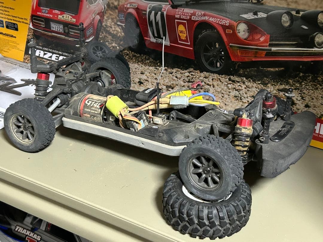 京商　1/10 ダットサン　240z ラリー　フェーザーmk-2 RTR