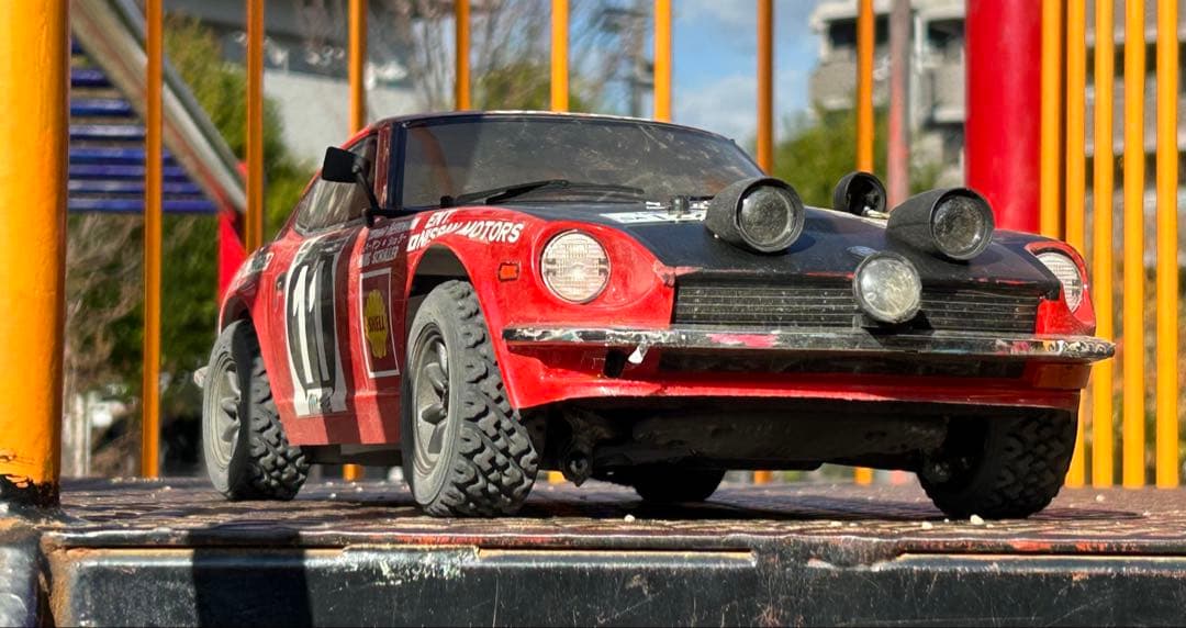 京商　1/10 ダットサン　240z ラリー　フェーザーmk-2 RTR