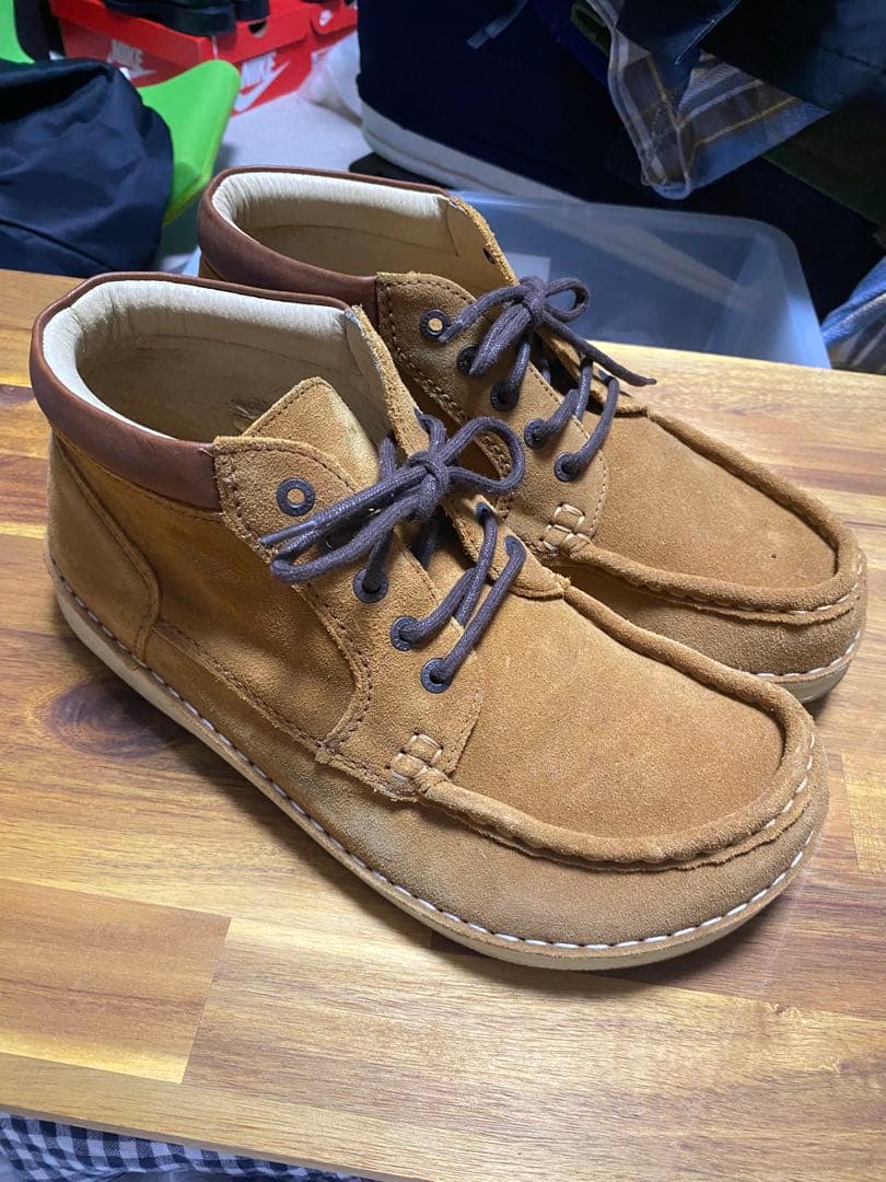 ビルケンシュトック　ブラウン スエード モカシン