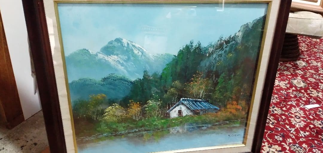 F10号油絵です写真5枚見てください絵のみの値段です