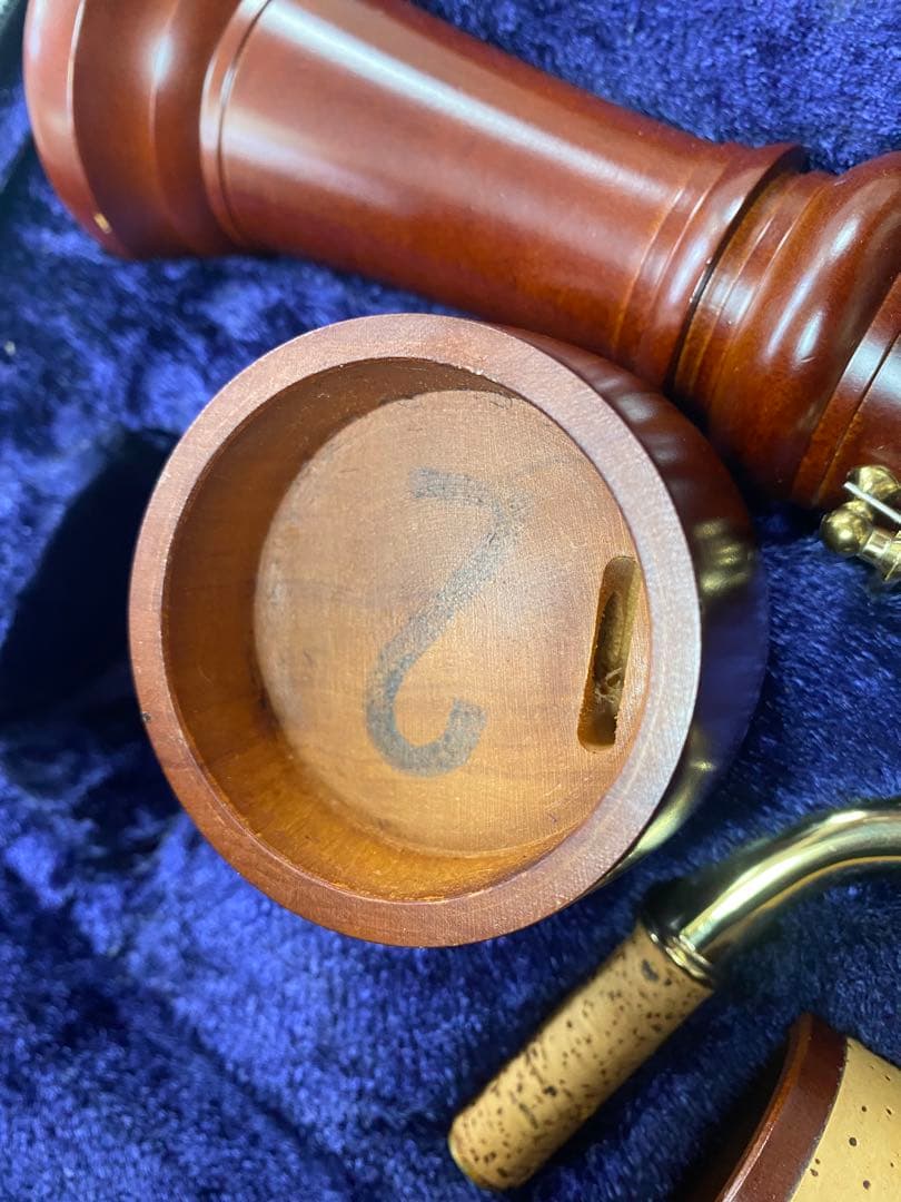 YAMAHA 木製バスリコーダー 専用ソフトケース付き