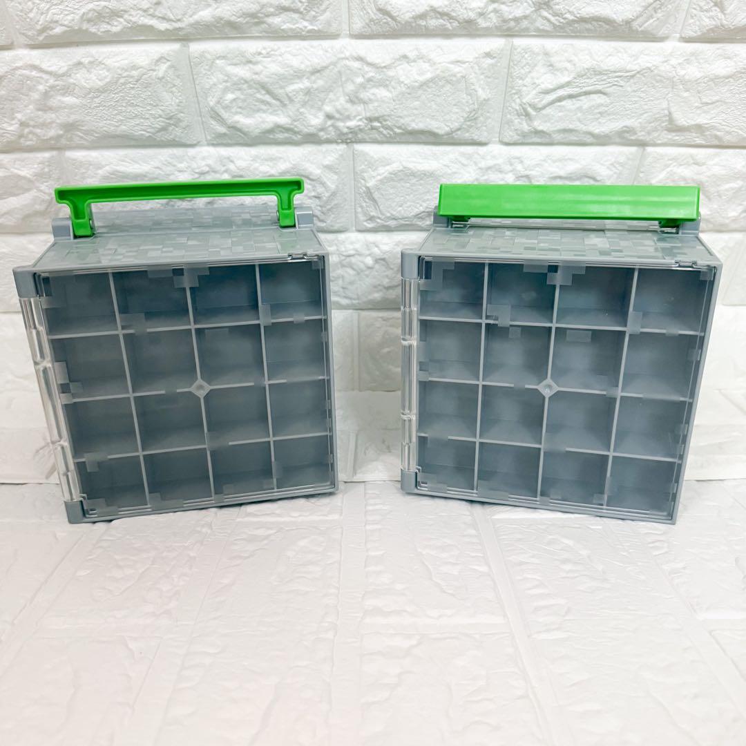 美品！マイクラ ミニフィギュア64個コレクティングケース2個マイケシDX